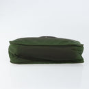 PRADA Hand Bag Nylon Green Auth 152801-5