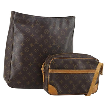 LOUIS VUITTON Monogram Shoulder Bag 2 Set LV Auth 152802