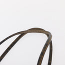 FENDI Mesh Zucca Canvas Tote Bag Black Brown Auth 152820-8