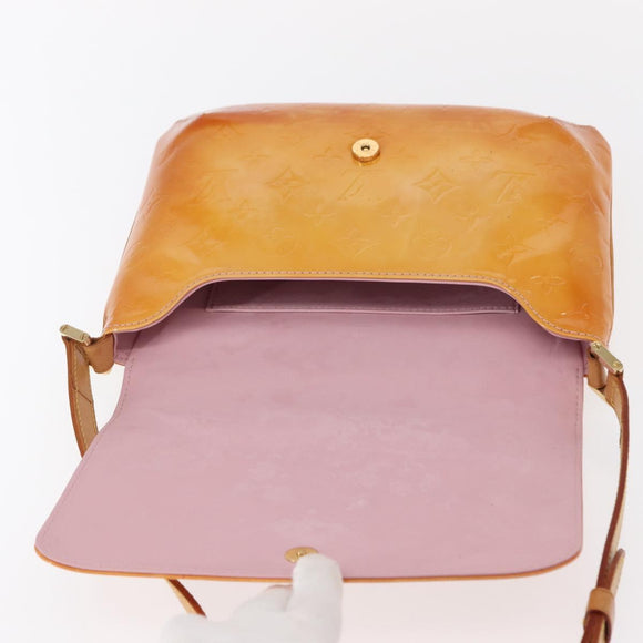 LOUIS VUITTON Monogram Vernis Thompson Street Bag Pink M91070 LV Auth 152822