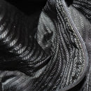 PRADA Shoulder Bag Canvas Leather Beige Brown Silver Auth 152823-22