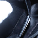 Salvatore Ferragamo Vala Shoulder Bag Leather 2way Black Gold Silver Auth 152825-21