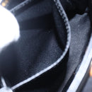 Salvatore Ferragamo Vala Shoulder Bag Leather 2way Black Gold Silver Auth 152825-22