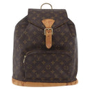LOUIS VUITTON Monogram Montsouris GM Backpack M51135 LV Auth 152826-13
