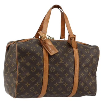 LOUIS VUITTON Monogram Sac Souple 35 Boston Bag M41626 LV Auth 152839