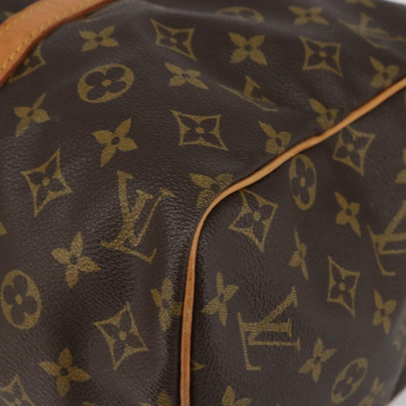 LOUIS VUITTON Monogram Sac Souple 35 Boston Bag M41626 LV Auth 152839