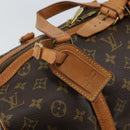LOUIS VUITTON Monogram Sac Souple 35 Boston Bag M41626 LV Auth 152839-15