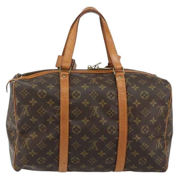 LOUIS VUITTON Monogram Sac Souple 35 Boston Bag M41626 LV Auth 152839