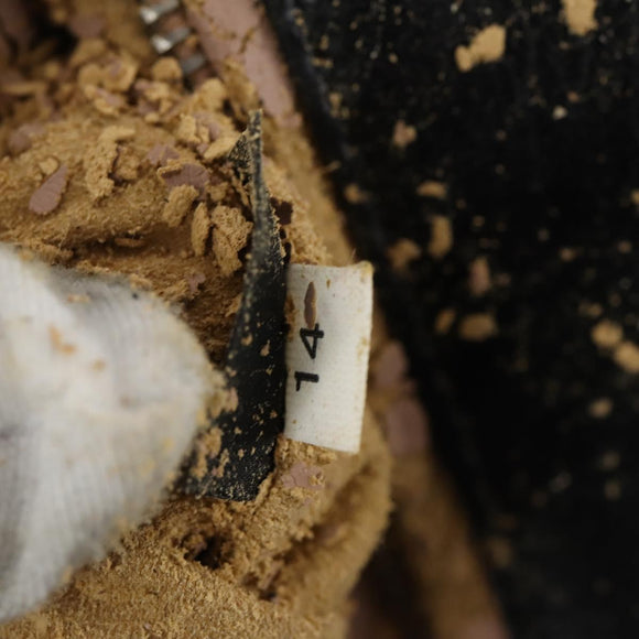 PRADA Gathered Chain Shoulder Bag Leather Black Silver Auth 152840