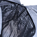 PRADA Tote Bag Nylon Black Silver Auth 152845-21