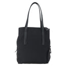 PRADA Tote Bag Nylon Black Silver Auth 152845-2
