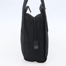 PRADA Tote Bag Nylon Black Silver Auth 152845-4