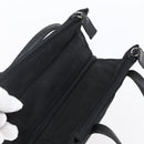 PRADA Tote Bag Nylon Black Silver Auth 152845-6