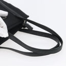 PRADA Tote Bag Nylon Black Silver Auth 152845-7