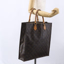 LOUIS VUITTON Monogram Sac Plat Hand Bag M51140 LV Auth 152846-19