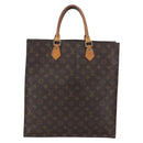 LOUIS VUITTON Monogram Sac Plat Hand Bag M51140 LV Auth 152846-13