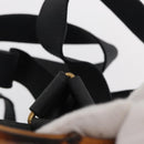 GUCCI Bamboo Backpack Suede Navy Gold 003 2058 0016 Auth 152850-15