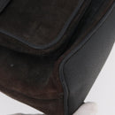 GUCCI Bamboo Backpack Suede Navy Gold 003 2058 0016 Auth 152850-17