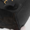 GUCCI Bamboo Backpack Suede Navy Gold 003 2058 0016 Auth 152850-19