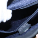 GUCCI Bamboo Backpack Suede Navy Gold 003 2058 0016 Auth 152850-29