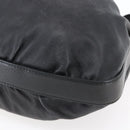 GUCCI Interlocking Shoulder Bag Leather Black Gold 223951 Auth 152851-9