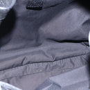 GUCCI Interlocking Shoulder Bag Leather Black Gold 223951 Auth 152851-11