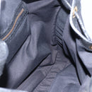 GUCCI Interlocking Shoulder Bag Leather Black Gold 223951 Auth 152851-19