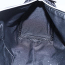 FENDI Zucchino Canvas Hand Bag Black Silver Auth 152852-18