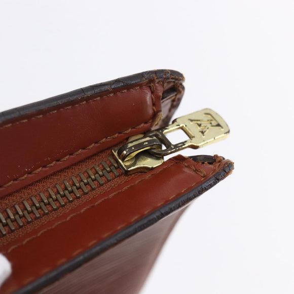 LOUIS VUITTON Epi Saint Jacques Shopping Bag Brown M52263 LV Auth 152853