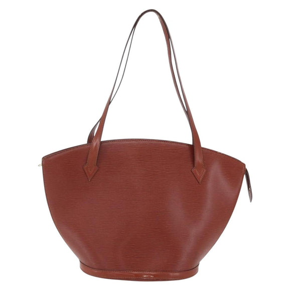 LOUIS VUITTON Epi Saint Jacques Shopping Bag Brown M52263 LV Auth 152853