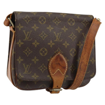 LOUIS VUITTON Monogram Cartouchiere MM Shoulder Bag M51253 LV Auth 152857