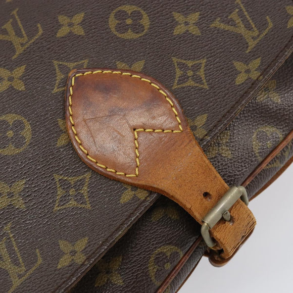 LOUIS VUITTON Monogram Cartouchiere MM Shoulder Bag M51253 LV Auth 152857