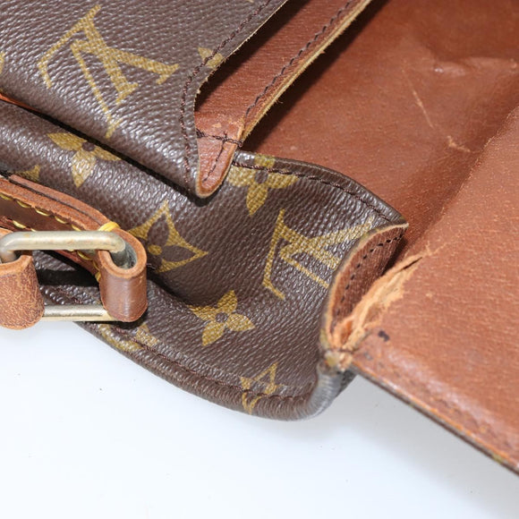 LOUIS VUITTON Monogram Cartouchiere MM Shoulder Bag M51253 LV Auth 152857