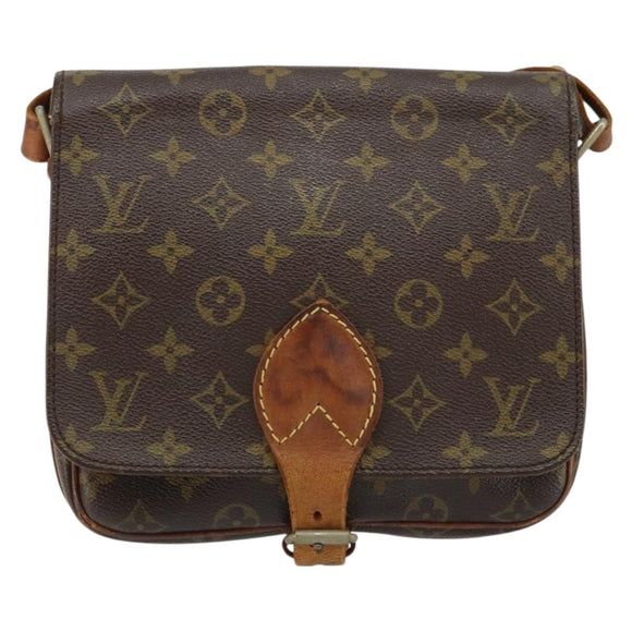 LOUIS VUITTON Monogram Cartouchiere MM Shoulder Bag M51253 LV Auth 152857