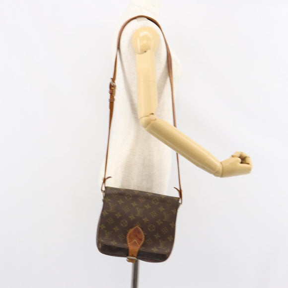 LOUIS VUITTON Monogram Cartouchiere MM Shoulder Bag M51253 LV Auth 152857