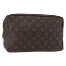 LOUIS VUITTON Monogram Trousse Toilette 28 Clutch Bag M47522 LV Auth 152858-1