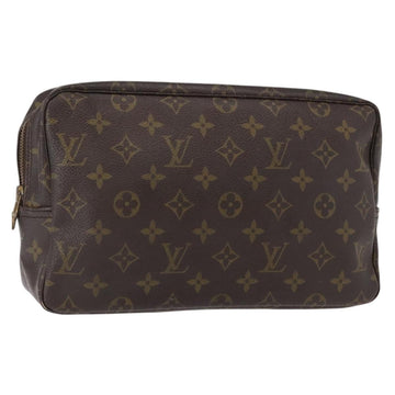 LOUIS VUITTON Monogram Trousse Toilette 28 Clutch Bag M47522 LV Auth 152858