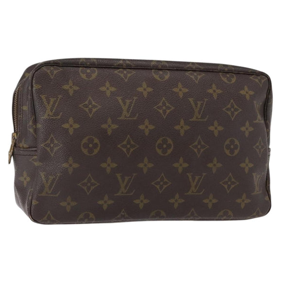 LOUIS VUITTON Monogram Trousse Toilette 28 Clutch Bag M47522 LV Auth 152858