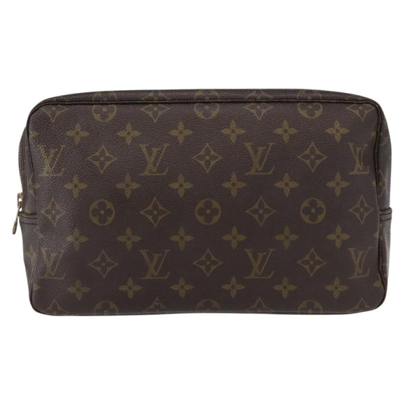 LOUIS VUITTON Monogram Trousse Toilette 28 Clutch Bag M47522 LV Auth 152858