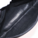 Christian Dior Trotter Canvas Shoulder Bag Black Silver Auth 152860-18