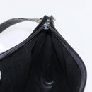 Christian Dior Trotter Canvas Shoulder Bag Black Silver Auth 152860-19