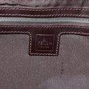 FENDI Zucca Canvas Mamma Baguette Shoulder Bag Black Brown Auth 152862V-17