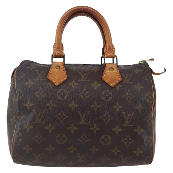 LOUIS VUITTON Monogram Speedy 25 Hand Bag M41528 LV Auth 152864