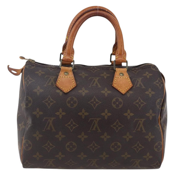 LOUIS VUITTON Monogram Speedy 25 Hand Bag M41528 LV Auth 152864