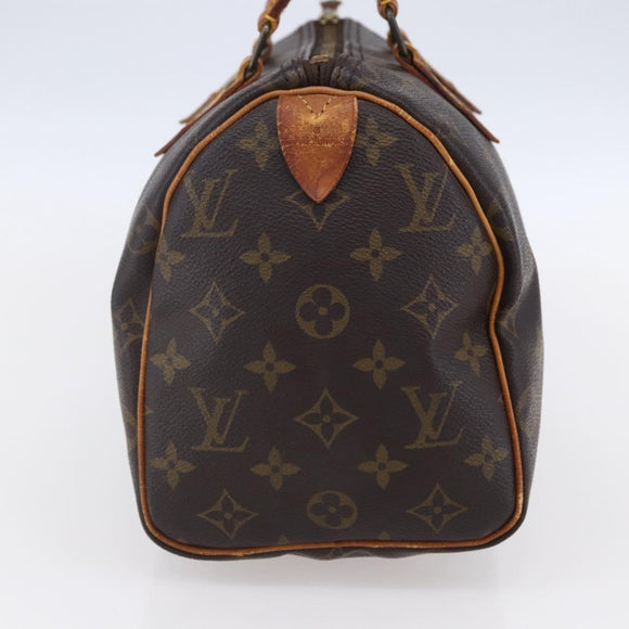LOUIS VUITTON Monogram Speedy 25 Hand Bag M41528 LV Auth 152864