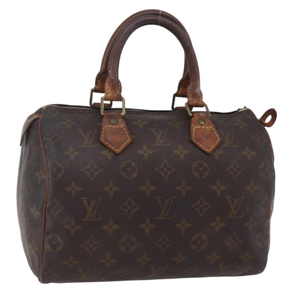 LOUIS VUITTON Monogram Speedy 25 Hand Bag M41528 LV Auth 152866
