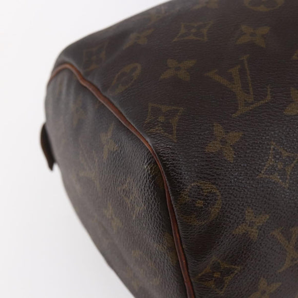 LOUIS VUITTON Monogram Speedy 25 Hand Bag M41528 LV Auth 152866
