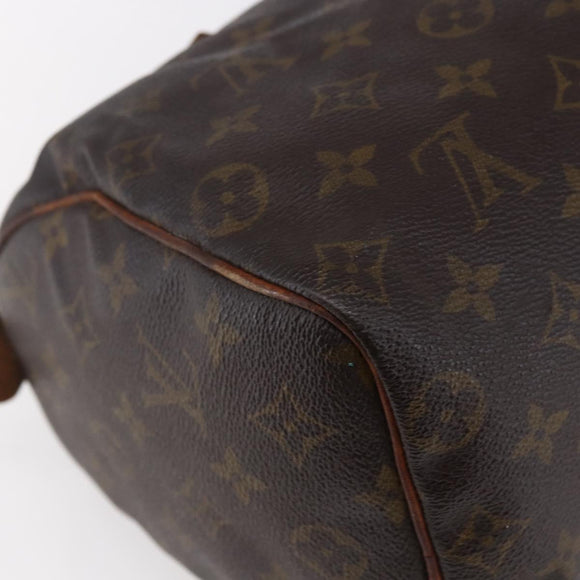 LOUIS VUITTON Monogram Speedy 25 Hand Bag M41528 LV Auth 152866