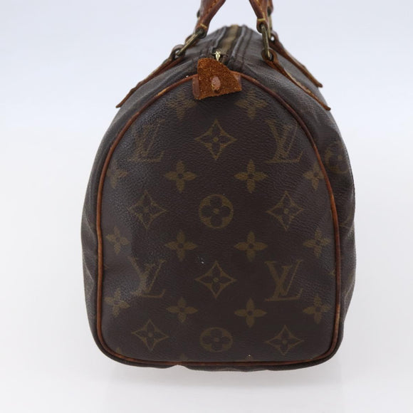 LOUIS VUITTON Monogram Speedy 25 Hand Bag M41528 LV Auth 152866