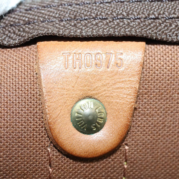 LOUIS VUITTON Monogram Keepall Bandouliere 55 Boston Bag M41414 LV Auth 152867